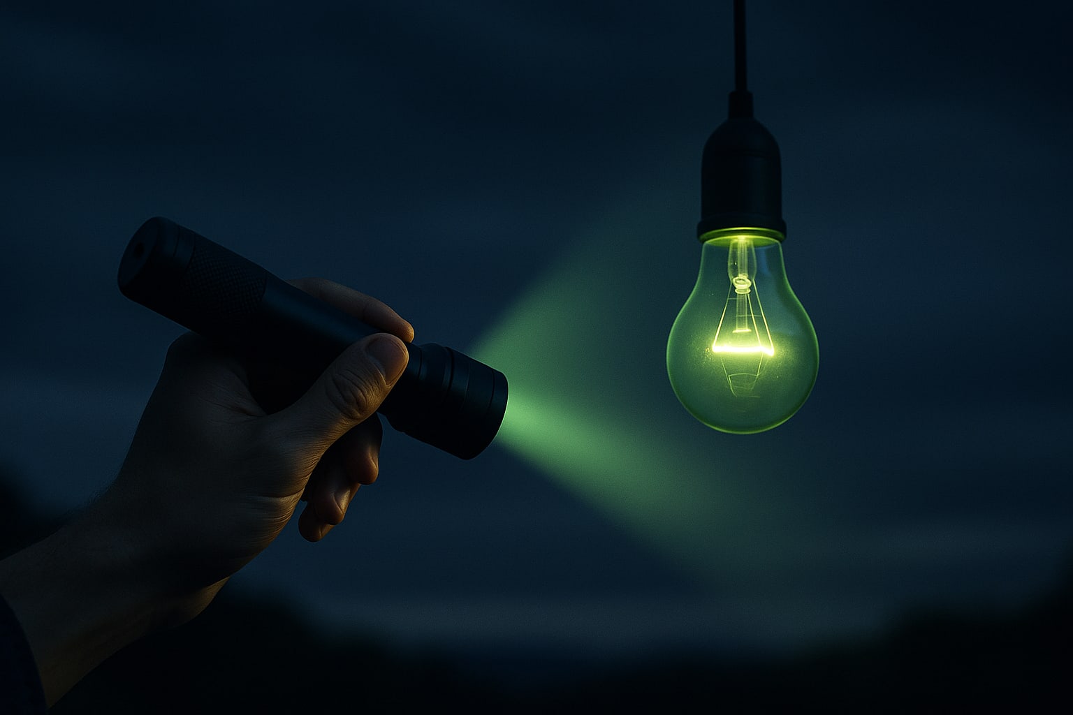 Person reviewing electric bill