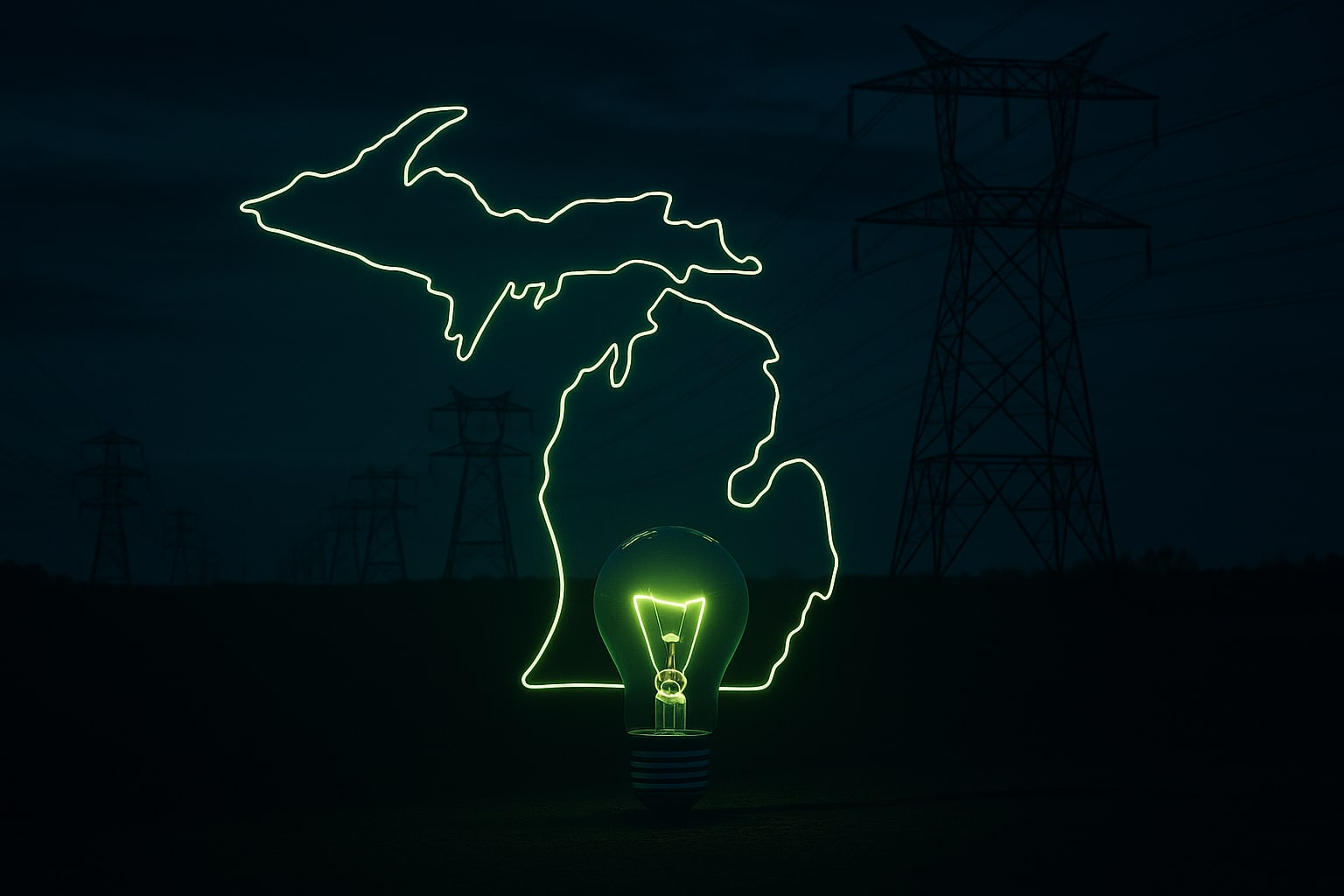Electricity and the power grid in Michigan