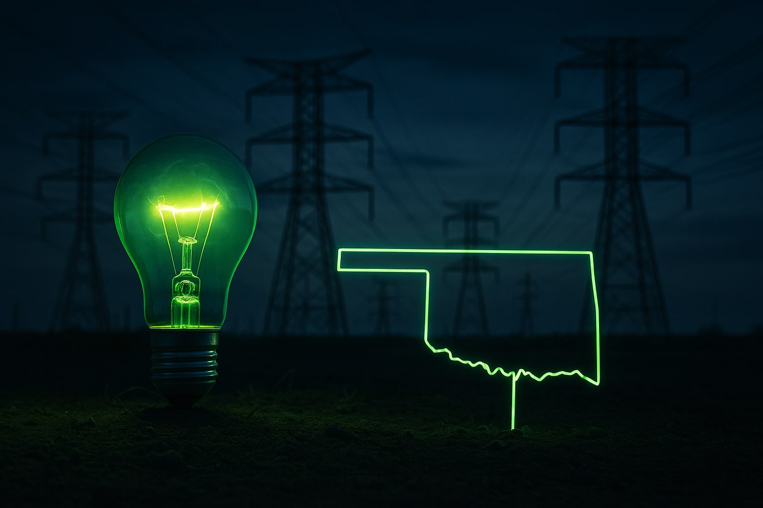 Electricity and the power grid in Oklahoma