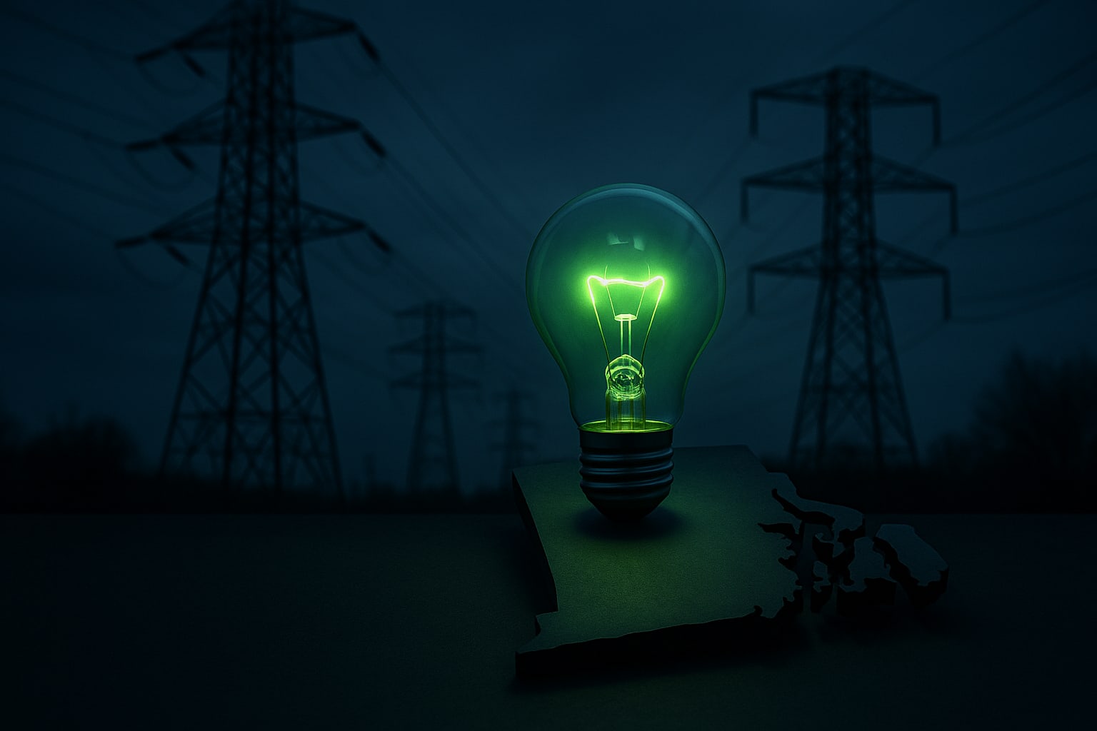 Electricity and the power grid in Rhode Island